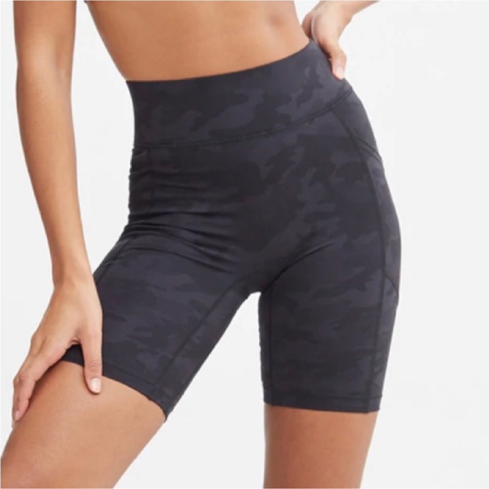 All Access x BANDIER Black Camo Biker Shorts